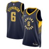 Dres Indiana Pacers Lance Stephenson 6 Nike 2022-23 Icon Edition Navy Swingman
